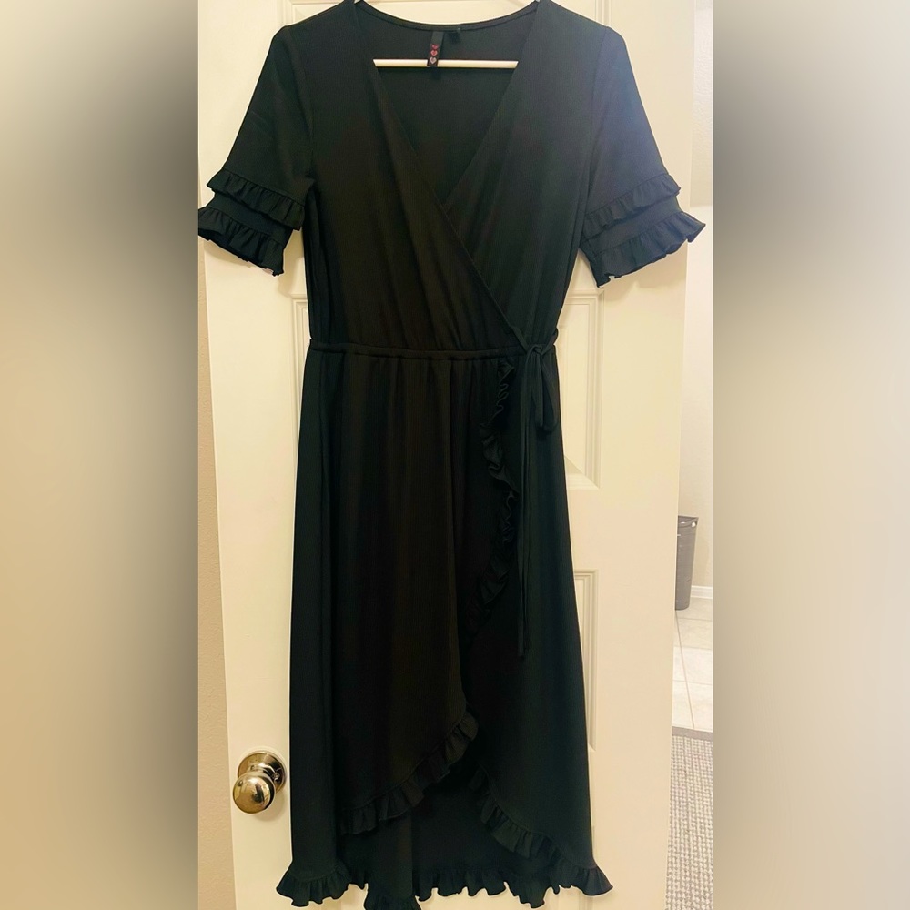 Black Wrap Dress
